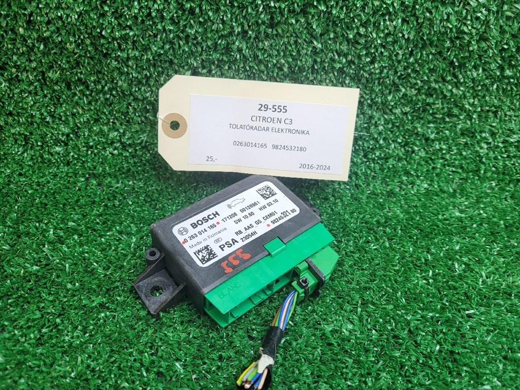 CITROËN C3 III Tolatóradar Elektronika 0263014165 9824532180 1. kép