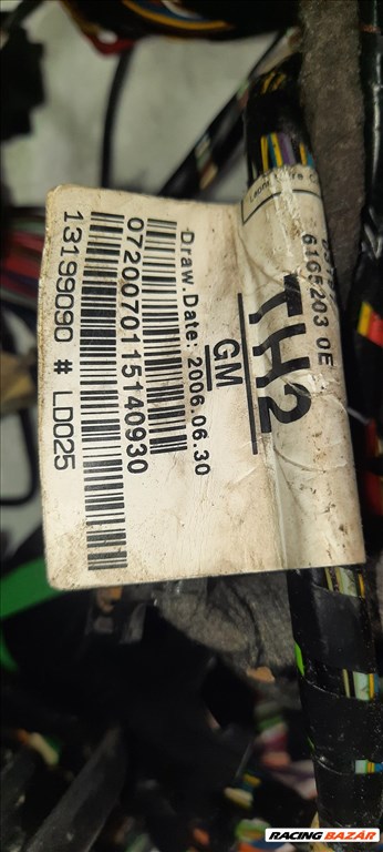 Opel Astra H TwinTop 1.6 Astra H Twintop kábelkorbács kábelköteg  13199090 13248823 3. kép