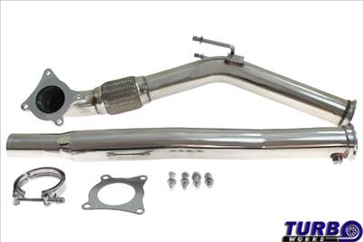 Downpipe Decat Audi VW 2.0TFSI 3"" 76mm"" Golf, Leon, A3, Octavia, Scirocco