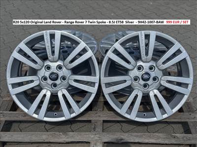 R20 5x120 Original Land Rover - Range Rover 7 Twin Spoke gyári alufelnik felnik