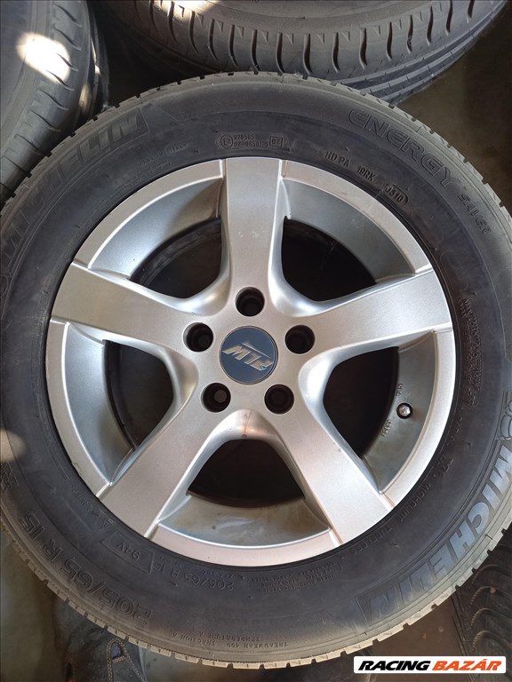  Opel 5x110-as 7x15" újszerű PLW alufelni, 205/65R15 használt Michelin nyári gumi sxx2 3. kép