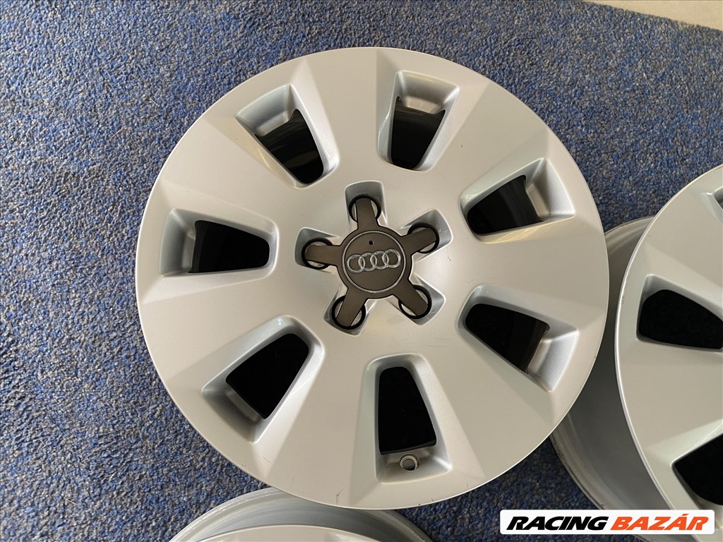 (2827)   Audi 16 gyári alufelni felni, 5x112, A6 A4 7. kép