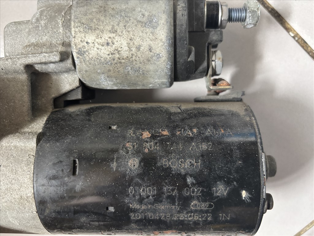 Alfa Romeo Giulietta 1.4 T önindító 0001137002 4. kép