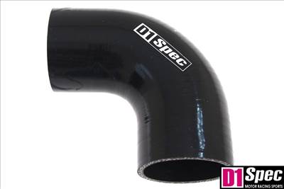Szilikon könyök D1Spec Fekete 90 fok 63mm