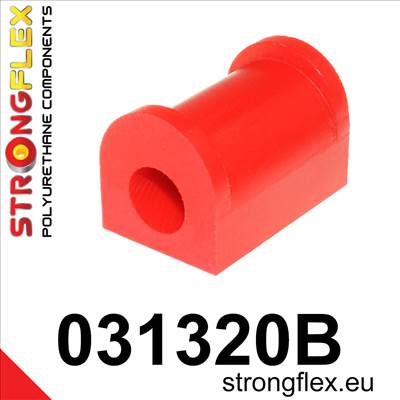 Strongflex Hátsó stabilizátor felfüggesztő szilent 15-24mm SPORT sárga BMW E21 piros