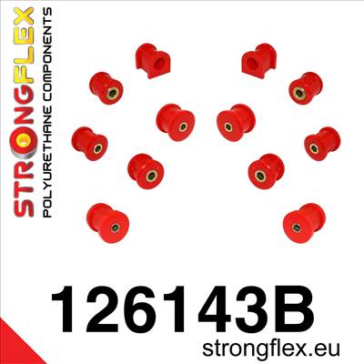 Hátsó felfüggesztés szilent készlet SPORT Strongflex MitsubishiﾠEvo VII - VIII - IX MitsubishiﾠLancer Evolution