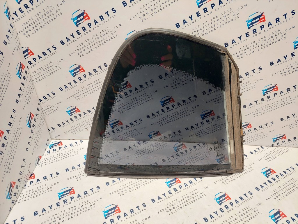 BMW E90 sedan bal hátsó ajtó háromszög kis oldalüveg oldal üveg 1. kép