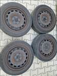 5x112 16" lemezfelni, 205/55 használt Hankook négyévszakos gumi (22124)
