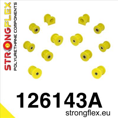 Hátsó felfüggesztés szilent készlet Strongflex MitsubishiﾠEvo VII - VIII - IX MitsubishiﾠLancer Evolution