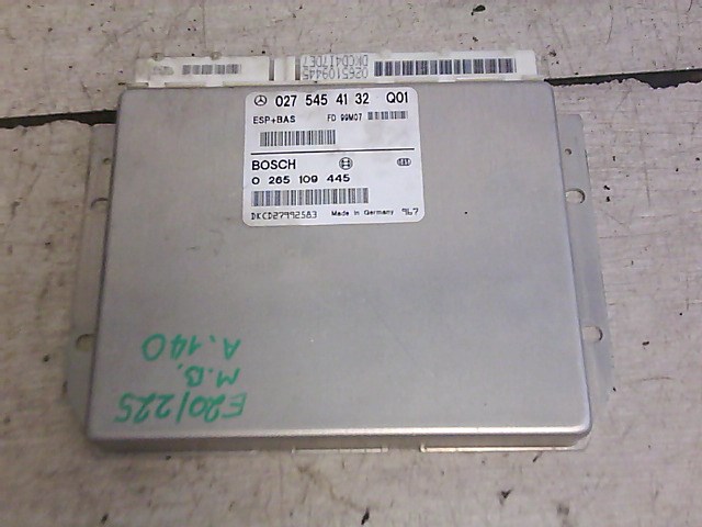 MERCEDES A W168 1997.10.01-2001.04.30 ESP vezérlő menetstabilizátor modul 1. kép