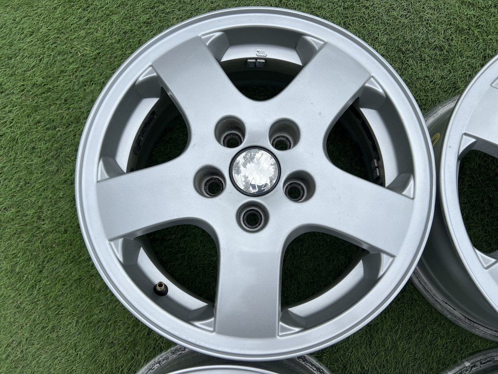 5x100 14" Skoda gyári alufelni 6Jx14h2 ET43 5. kép