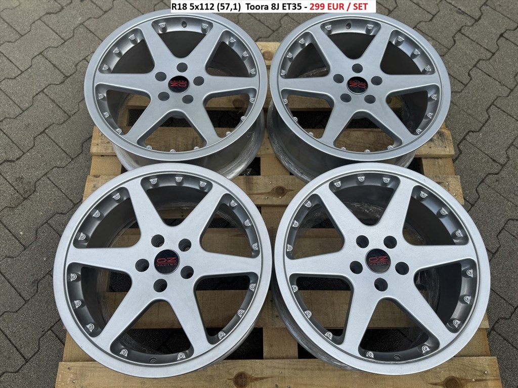 R18 5x112 (57,1)  Toora 8J ET35 felni alufelni alufelnik felnik 8x18  1. kép