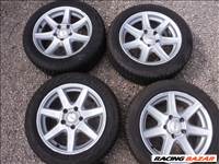 BMW/VwT5 5x120-as 7x16 Dezent alufelni, rajta 205/55 R 16 újszerű Vredestein téli gumi sxx2
