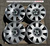 R17 5x112 Original Skoda SuperB 7J ET37 OE 3U0601025 gyári alufelnik felnik