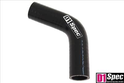 D1Spec szilikon könyök fekete 67° 28mm