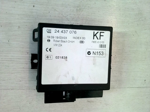OPEL Zafira 98.09.01-05.08.31 Központizár vezérlő elektronika 1. kép