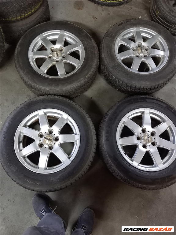 Nissan Quashai Dacia Duster 5x114.3-as 16x7 Advanti alufelni, 215/65 újszerű Nexen téli gumi sxx2 1. kép