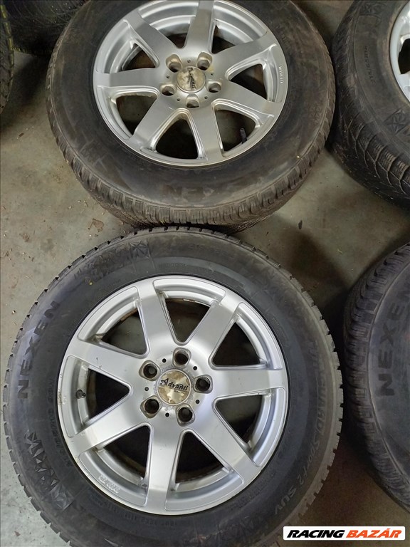 Nissan Quashai Dacia Duster 5x114.3-as 16x7 Advanti alufelni, 215/65 újszerű Nexen téli gumi sxx2 2. kép