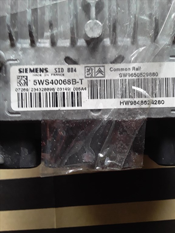 Citroen C3 1.4 HDI ECU Szett Siemens 9648624280 3. kép