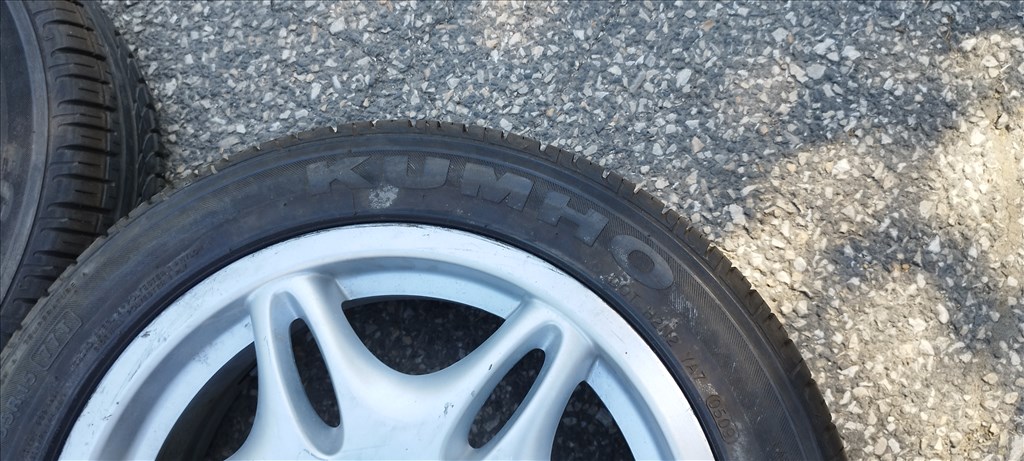 Smart Fortwo gyári 15" alufelni szett újszerű állapotú nyári gumikkal eladó! 6. kép