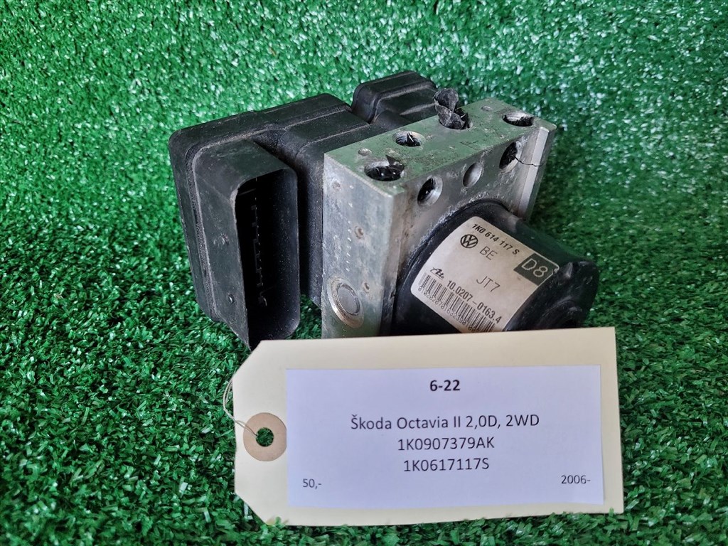 SKODA OCTAVIA II ABS Kocka 1K0907379AK 1k0614117s 2. kép