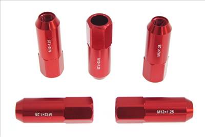 MTUNING JBR kerékanyák 60mm M12 x1,25 piros
