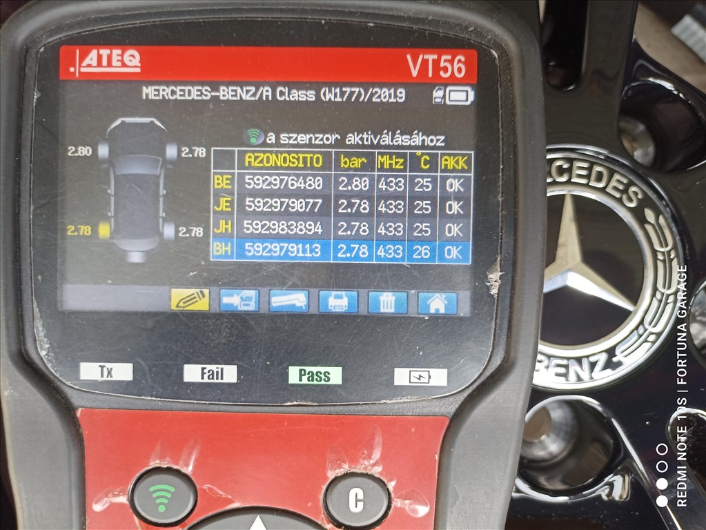 5x112 18" Mercedes-Benz (W177) újszerű téli kerékgarnitúra 11. kép