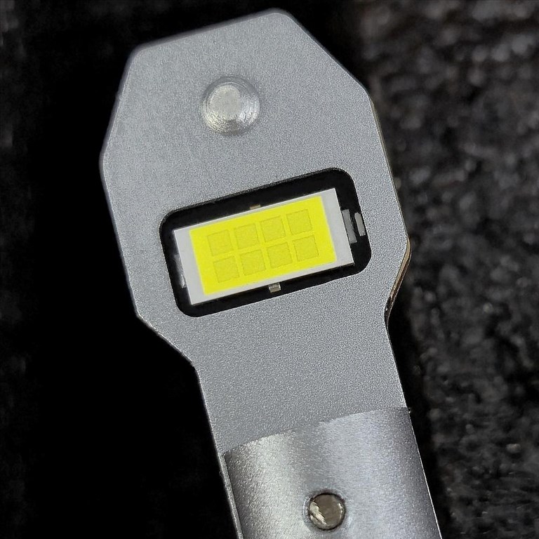 H3 LED izzó 6500K M6S Jégfehér - Hideg fehér 7535 CSP LED CANBUS 12V 3100lm✔️ 4. kép