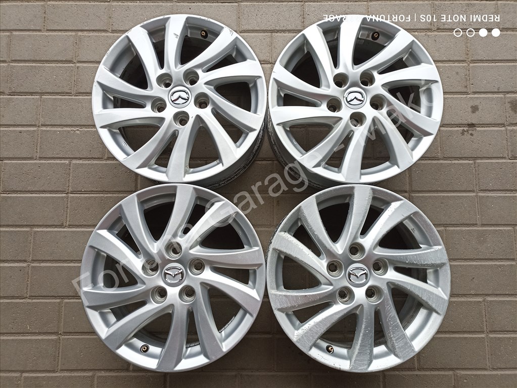 5x114,3 16" Mazda használt alufelni garnitúra 1. kép