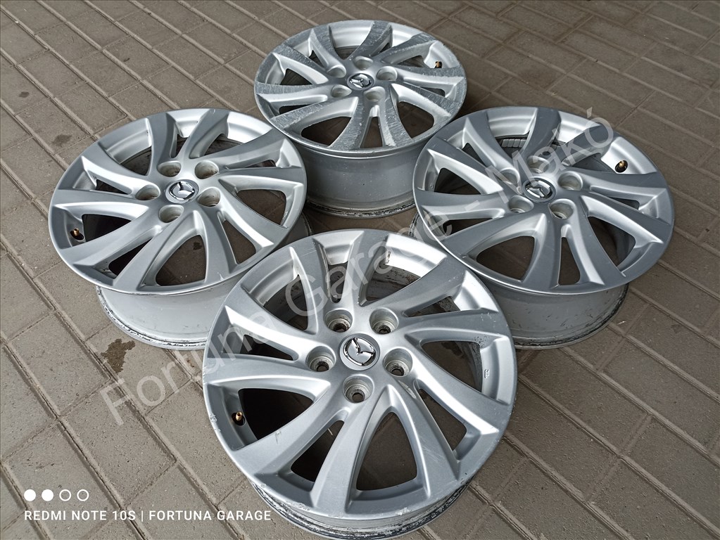 5x114,3 16" Mazda használt alufelni garnitúra 2. kép