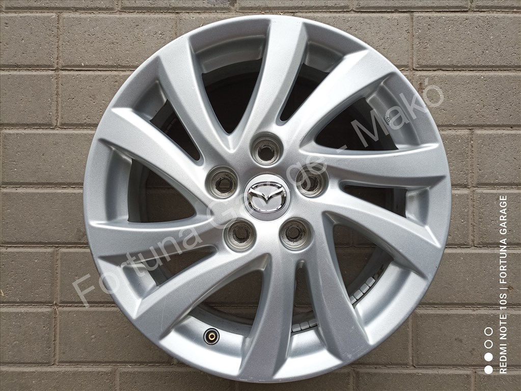 5x114,3 16" Mazda használt alufelni garnitúra 4. kép