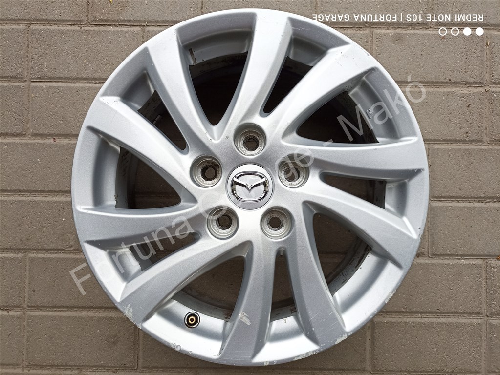 5x114,3 16" Mazda használt alufelni garnitúra 5. kép