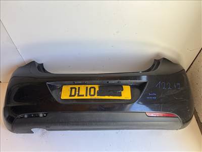 12249 Opel Astra J 2009-2015 Hátsó Lökhárító   Fekete 5 ajtós 13266587