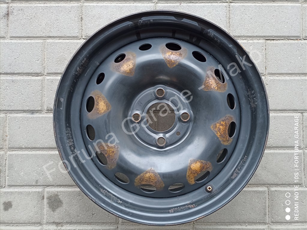 4x100 15" Renault használt lemezfelni garnitúra (632) 3. kép