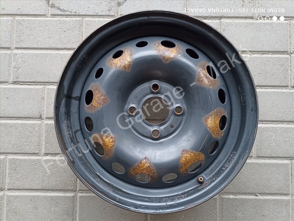 4x100 15" Renault használt lemezfelni garnitúra (632) 4. kép