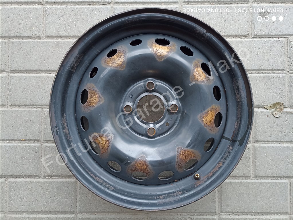 4x100 15" Renault használt lemezfelni garnitúra (632) 6. kép