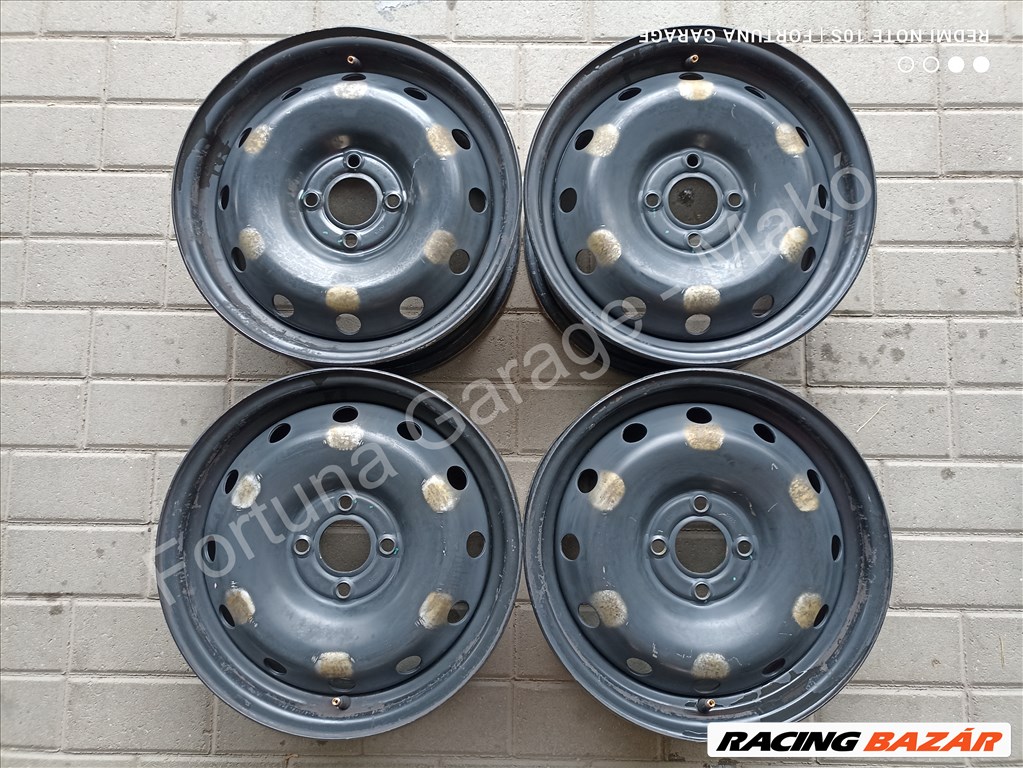 4x100 15" Renault / Dacia használt lemezfelni garnitúra (634) 1. kép