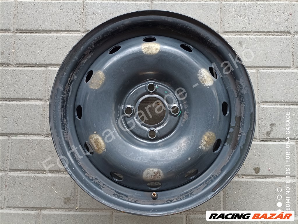 4x100 15" Renault / Dacia használt lemezfelni garnitúra (634) 4. kép