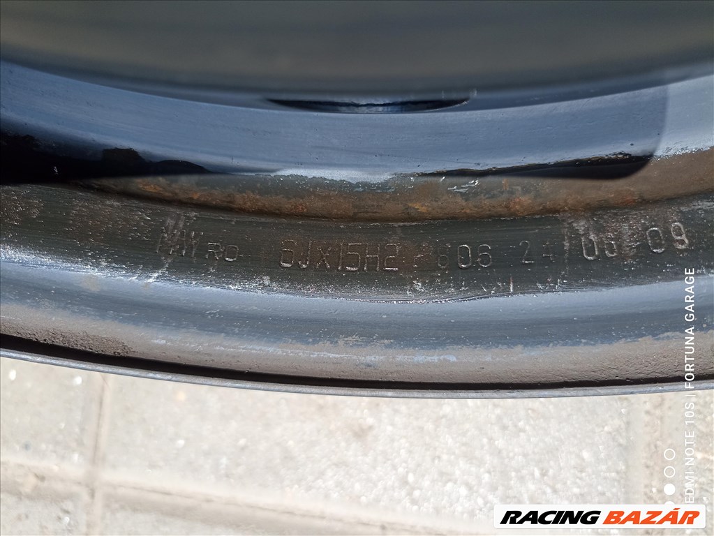 4x100 15" Renault / Dacia használt lemezfelni garnitúra (634) 7. kép