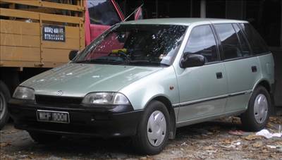 SUZUKI SWIFT 89-96 Ablaktörlő motor első
