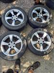  5x112 lyukosztású 16" használt Mangels alufelni, rajta 205/55 használt Bridgestone nyári gumi ssx3