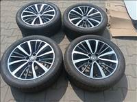 Opel crossland x 17" használt (gyári felni) alufelni, rajta 215/50 újszerű Goodyear nyári gumi gumi