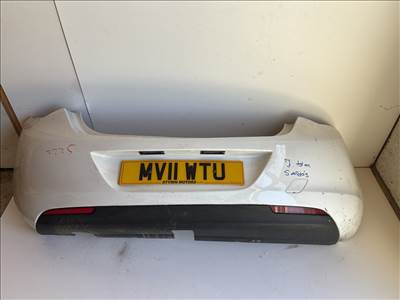 2225 Opel Astra J 2009-2015 Hátsó Lökhárító   5 ajtós fehér 13266587