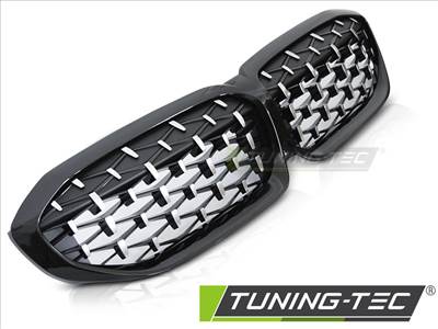 BMW G20/G21 19- DAIMOND FÉNYES FEKETE Tuning-Tec Hűtőrács
