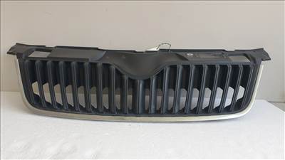 511423 Skoda Fabia 2, 2012, Hűtőrács, Hűtőmaszk, 5J0853668C.
