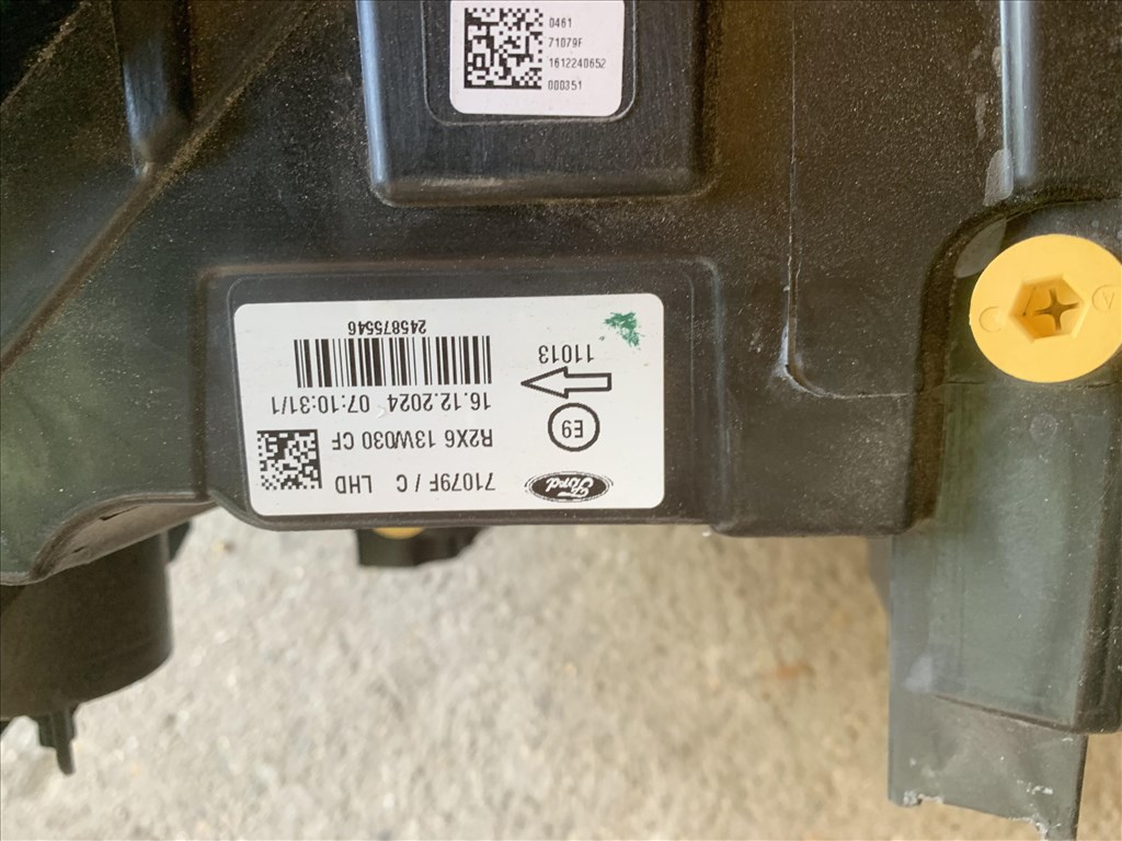 Ford transit tourneo courier fényszóró balos. r2x613w030cf 4. kép