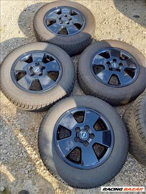 Opel 5x110 lyukosztású 15" újszerű alufelni, rajta 195/65 újszerű Fulda téli gumi sxx2