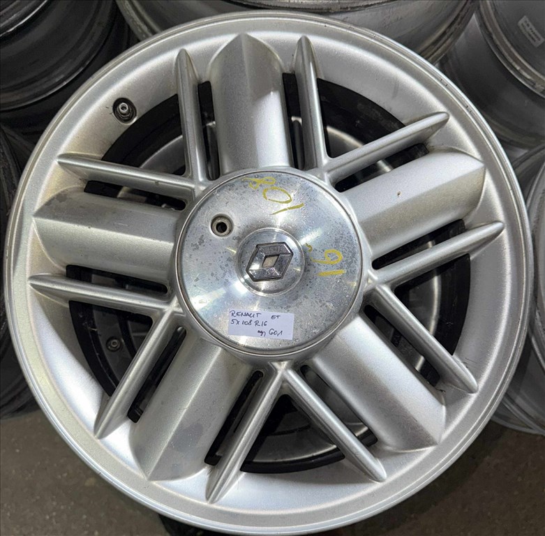  Renault 5x108 lyukosztású 16" használt (gyári felni) alufelni 1. kép
