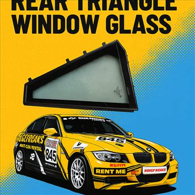 BMW 3 E90 E91 hátsó ajtó háromszög üveg  as2m3240dot682 e000199