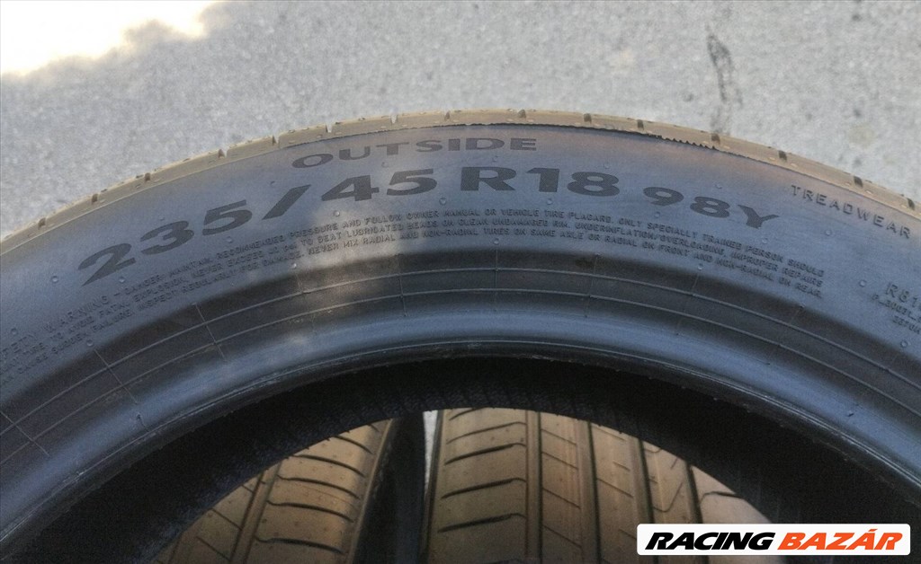 Új 235/45 18 Pirelli nyári gumi r18 " dot25 5. kép